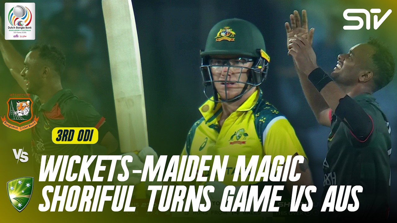 Wicket Maiden Over! Pressure Explodes In Final Overs | Ban vs Aus | M 3 | ODI Series 2026 | M9K1K