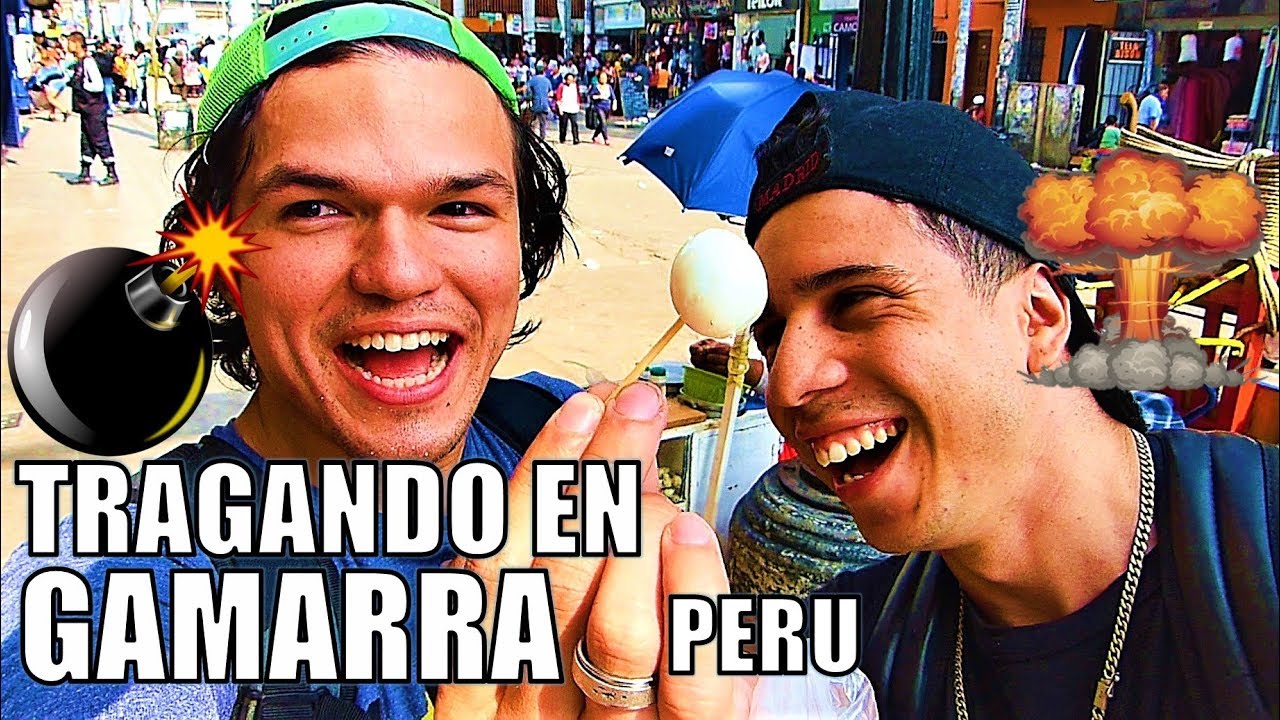 Comiendo en GAMARRA La Victoria con Samid Rivero - Venezolanos en Peru