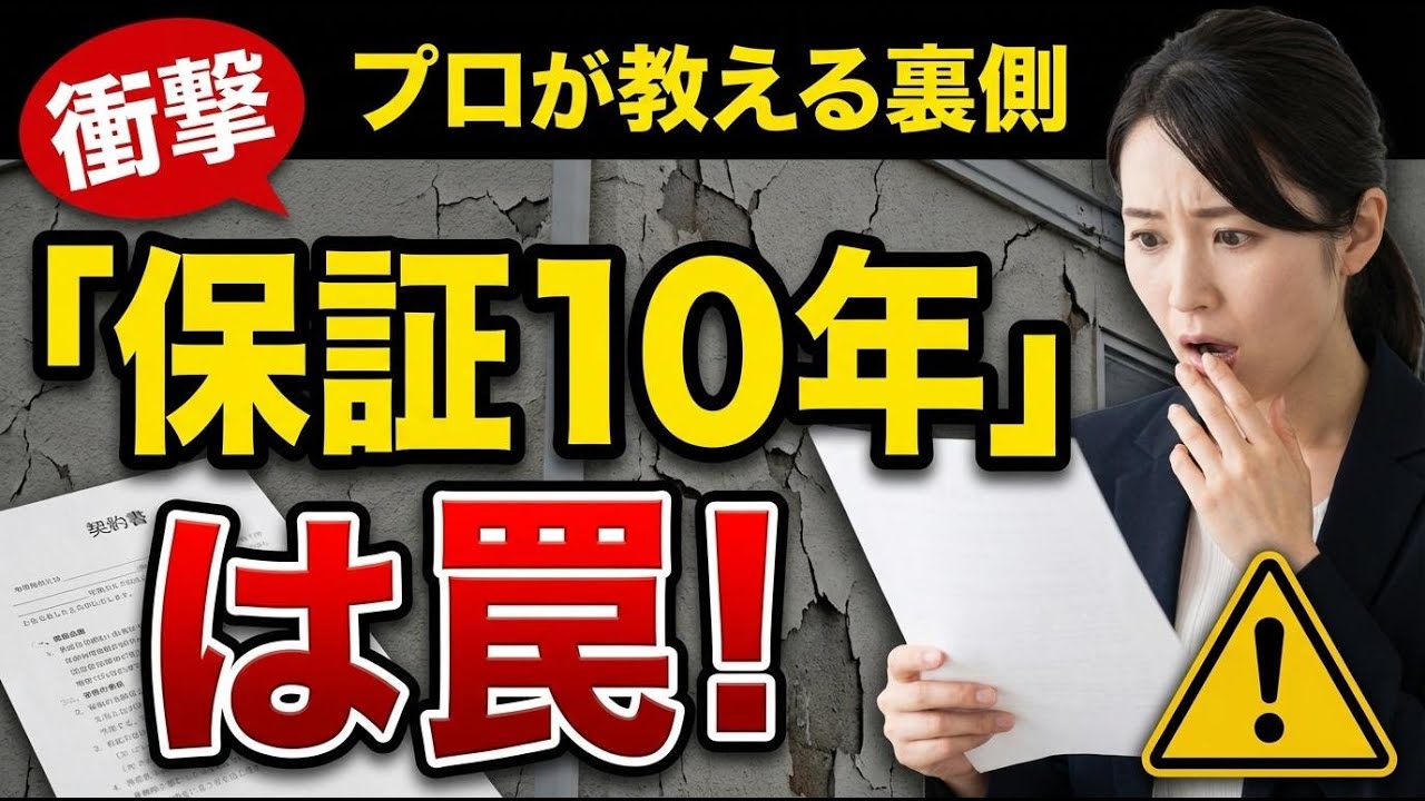 「10年保証だから安心」——その言葉、信じていませんか？