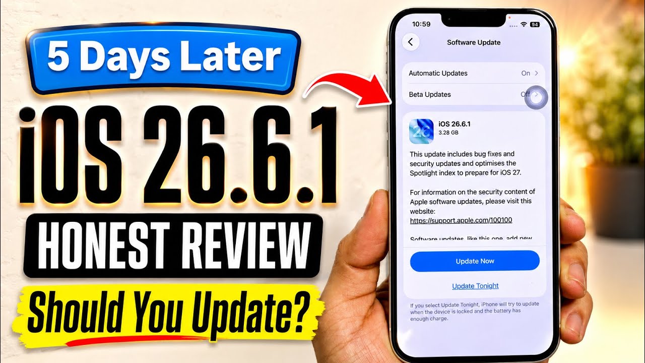 iOS 26.6.1 Honest Review - 4 Days Later - Should You Update? iOS 26.6.1 Performance, Battery Life