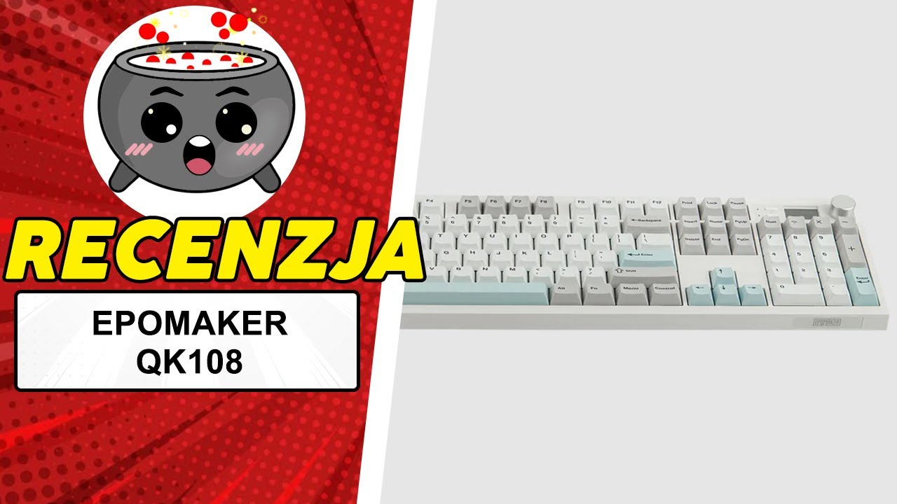 Klawiatura Epomaker QK108 - recenzja.