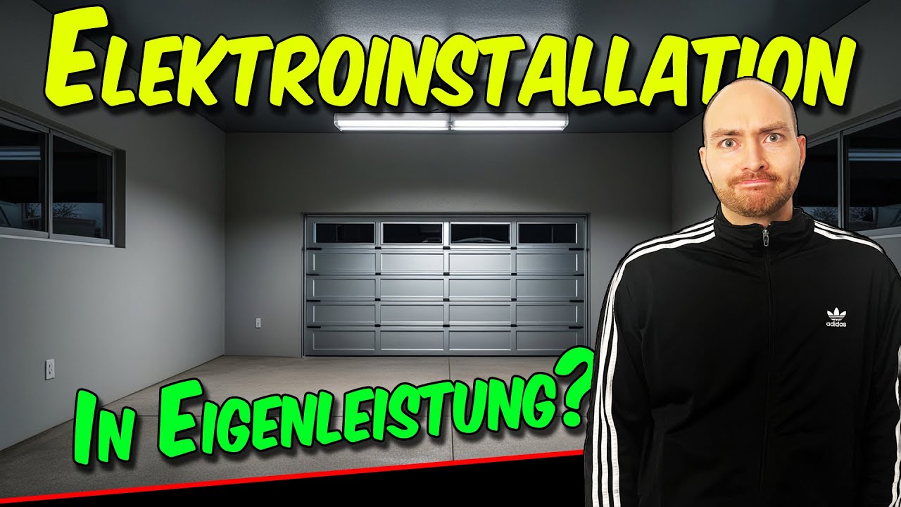 [Aufputz] Kann das gut aussehen? ⚡️Elektro-Installation in der Garage selber machen?