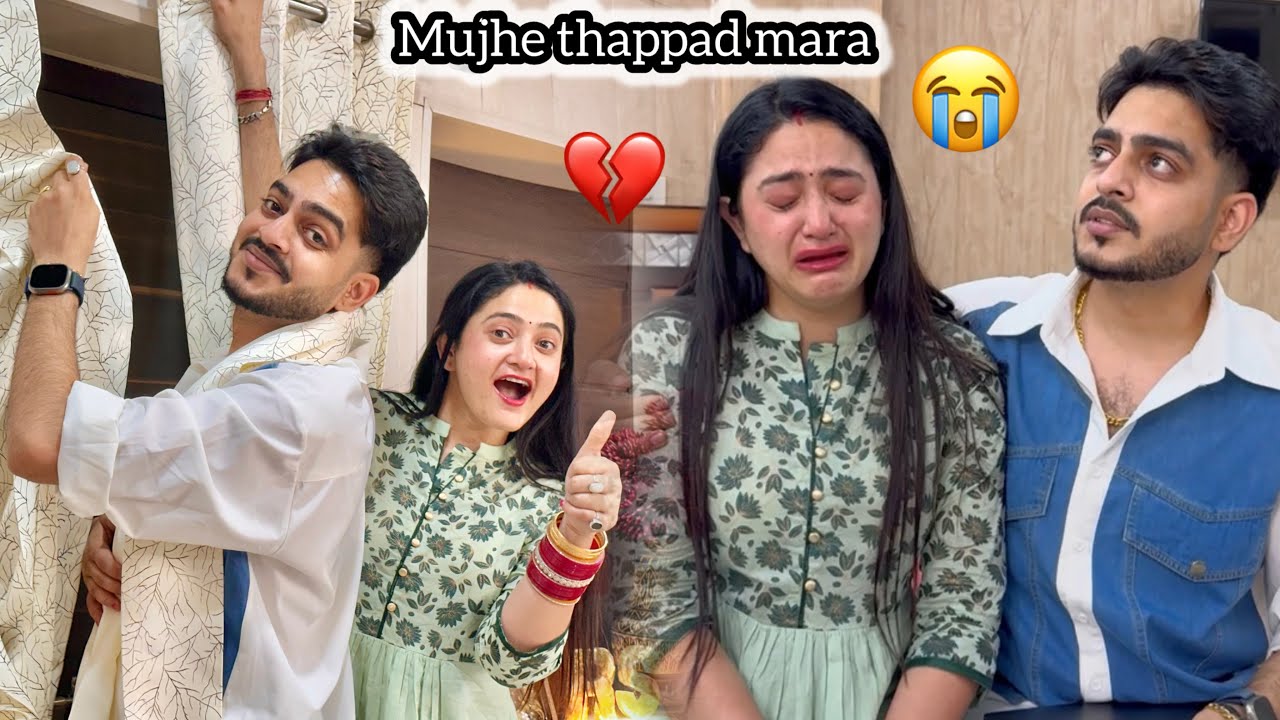 Mere Pati Ne Mujhe Thappad Kyu Mara😭 😡|| Vlog || Sibbu Giri