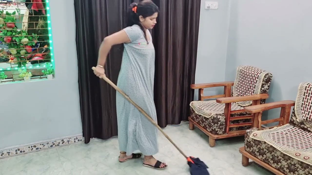 🌺10minutes me ghar ke pure kaam fatafat khatam kar liya इसे कहते है ज़िम्मेदारी 🤪