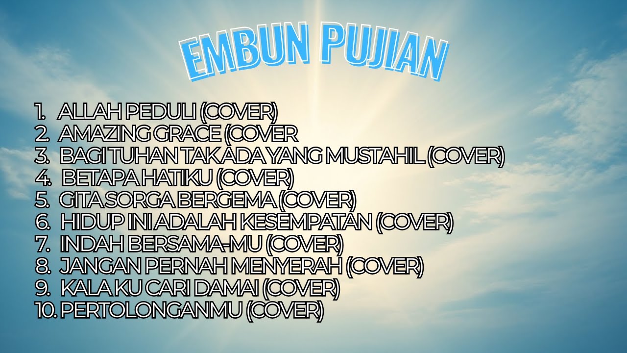 Lagu Rohani Kristen Terpopuler | Cover Akustik Gitar & Vokal Wanita Syahdu | Embun Pujian