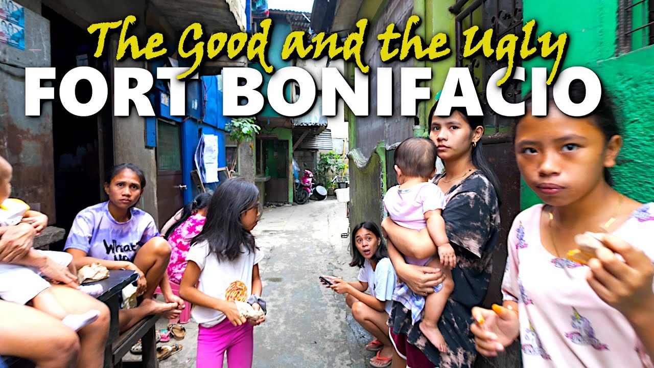 EXPLORING THE GOOD AND THE UGLY OF FORT BONIFACIO TAGUIG CITY [4K[
