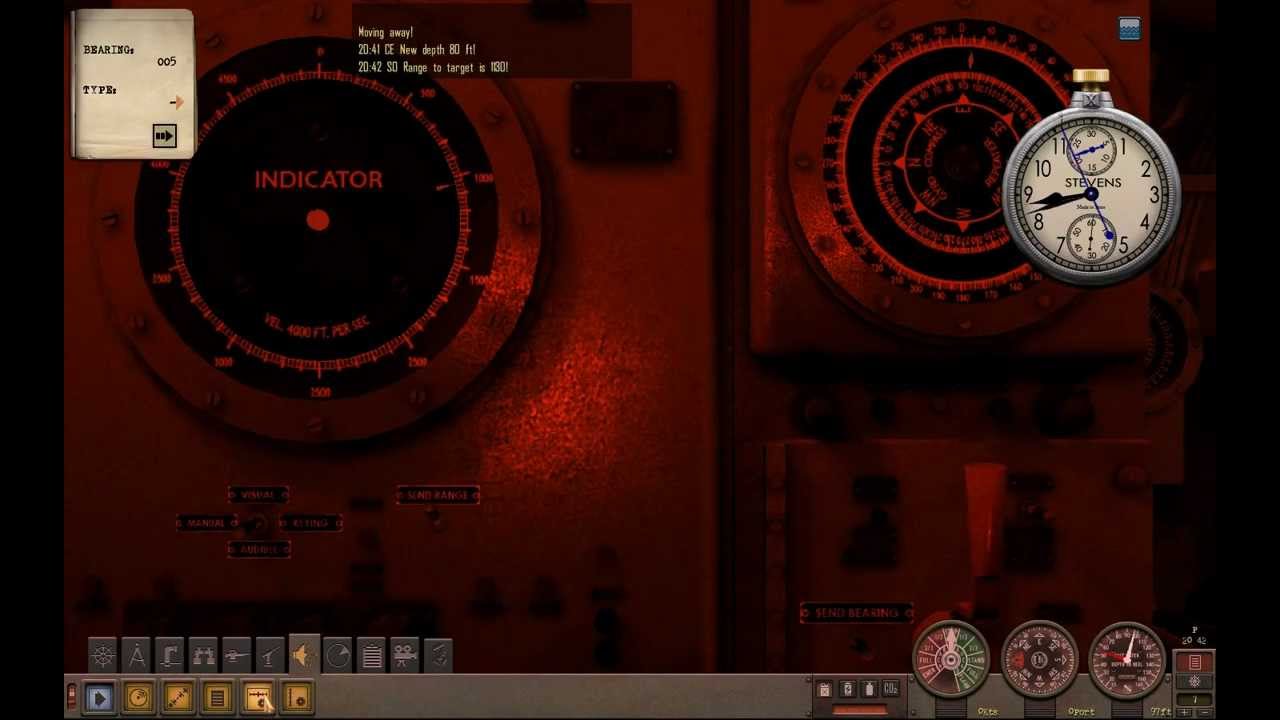 Manual Torpedo Targeting with Sonar (SH4), part 2