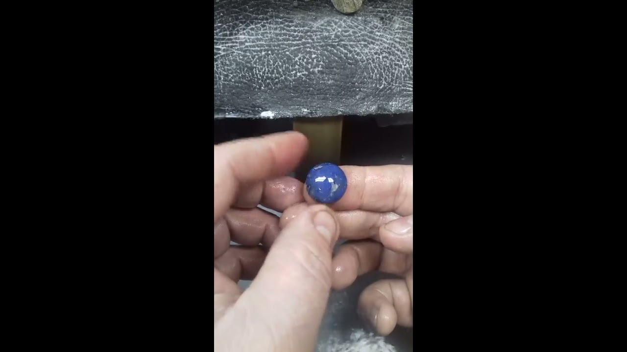 LAPIDACION CABUCHON LAPISLAZULI