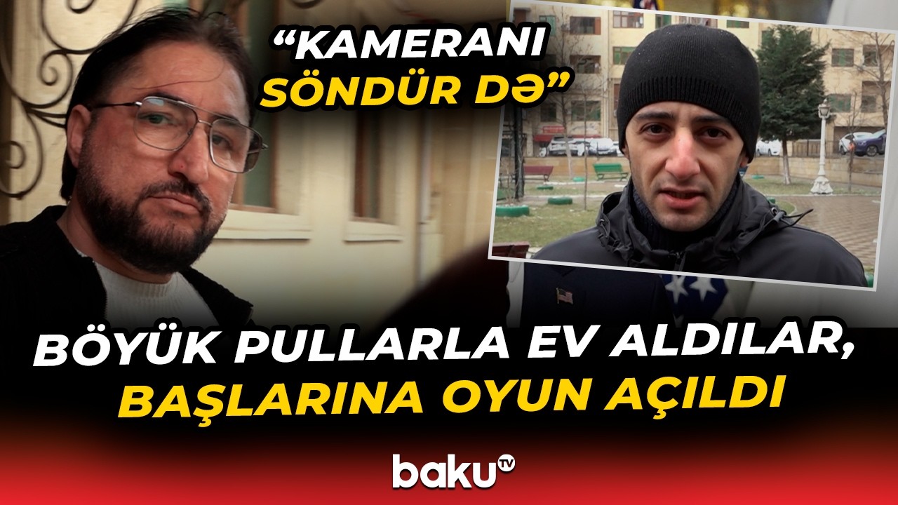 “Hər şeyi ödəyirik, qalmışıq ortalıqda” - Çəkilişdə görün necə aradan çıxmaq istədilər - Baku TV