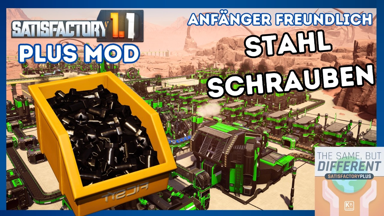 Neue Stahl Produktion für MK5 Bänder und Verschmolzene Rahmen! Lets Play Satisfactory Plus Mod #69