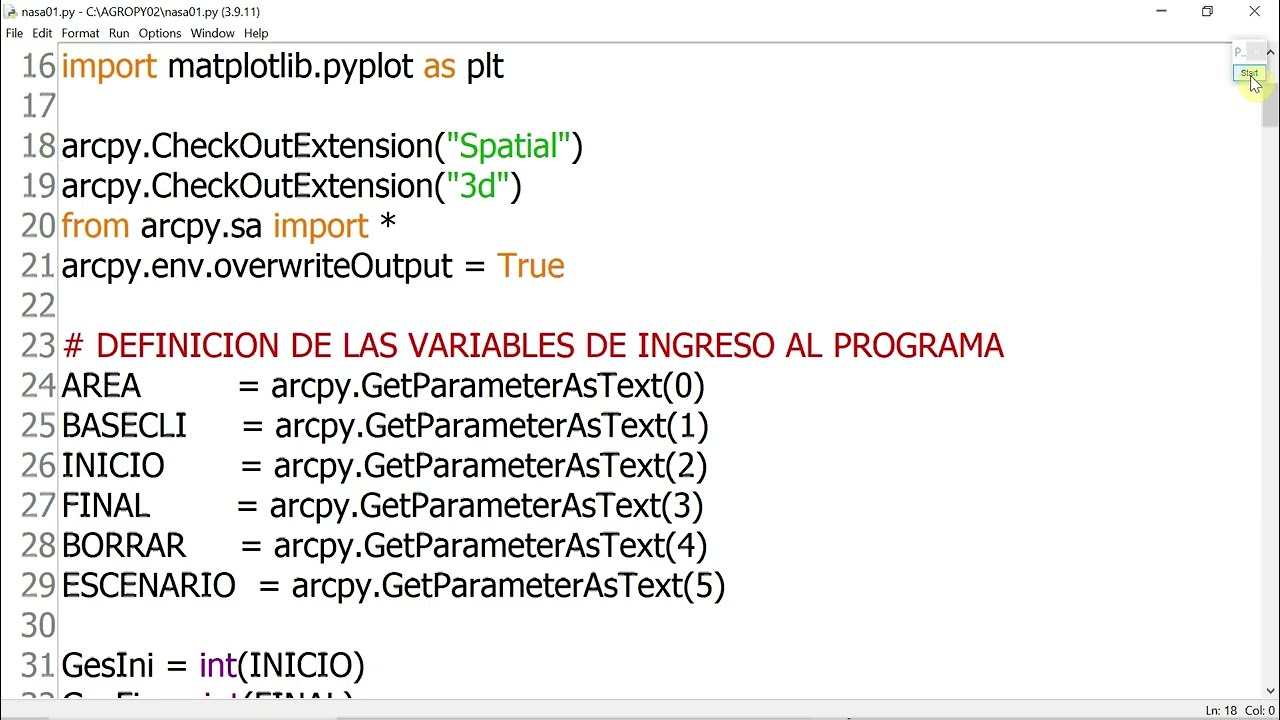 CAP 01 - CURSO DE PYTHON EN ARCGIS PRO - PROCESAMIENTO DE DATOS DE PRECIPITACION DE NASA - ARCPY
