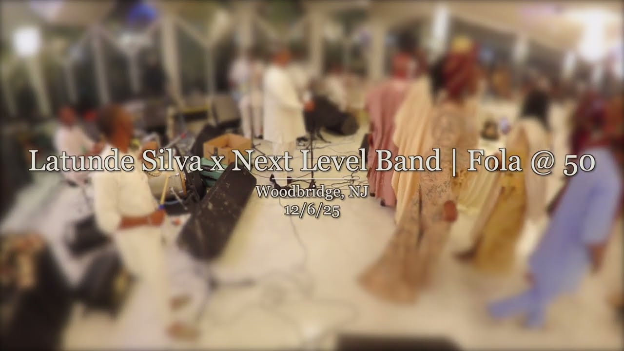 Latunde Silva x Next Level Band | Fola @ 50 | Woodbridge, NJ 12/6/25 #birthday #band #music #live
