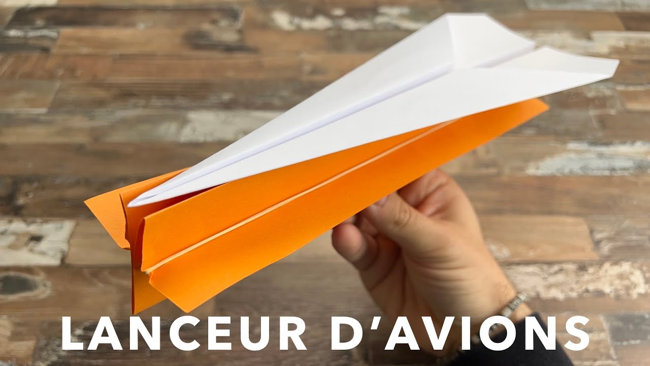 Comment faire un Lanceur d'Avions en papier - Catapulte Meilleur Avion planeur FACILE