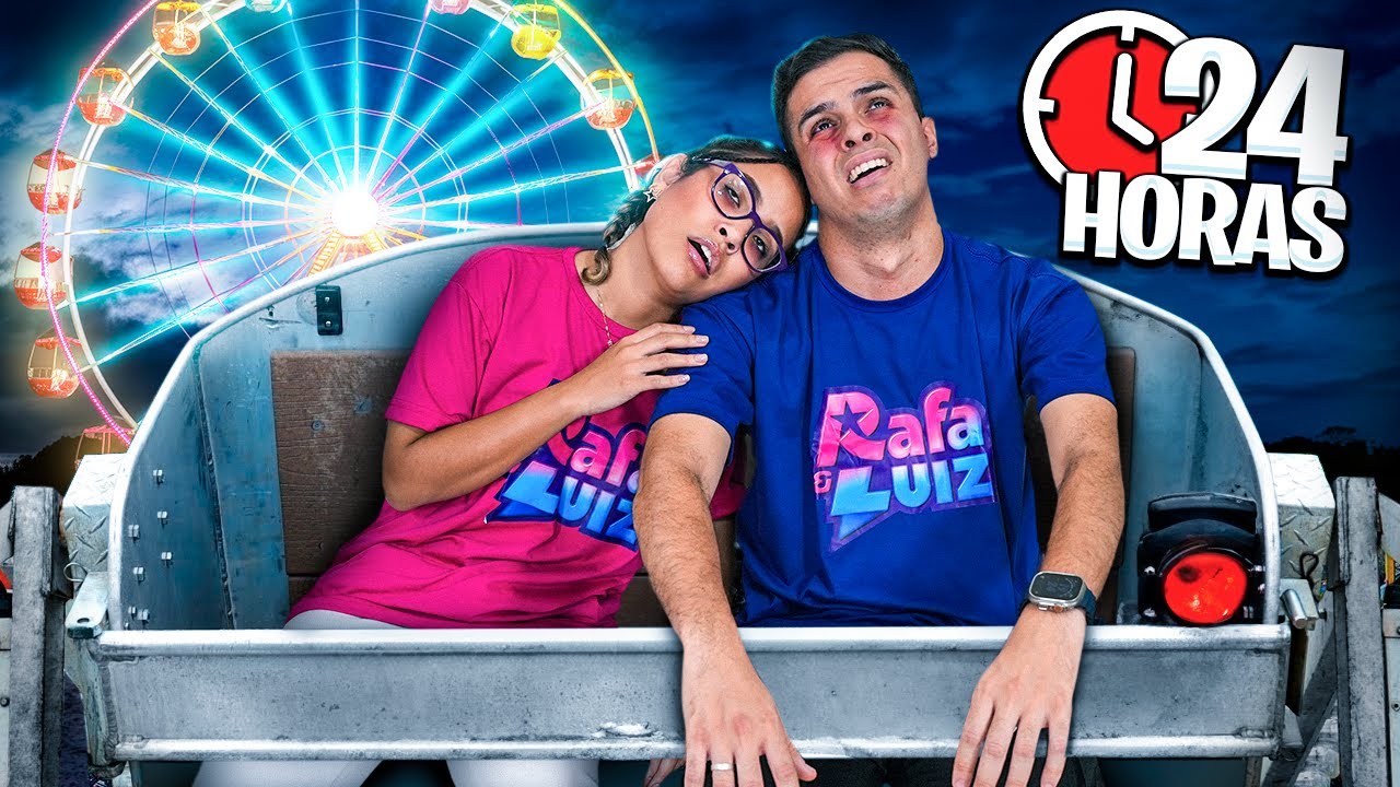 PASSAMOS A NOITE EM UMA RODA GIGANTE SEM SER VISTOS POR NINGUÉM!