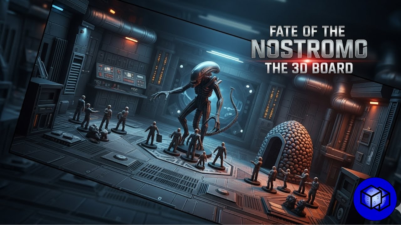 Is This The Most EPIC ALIEN Board Game? -  Fate of the Nostromo 3d Board