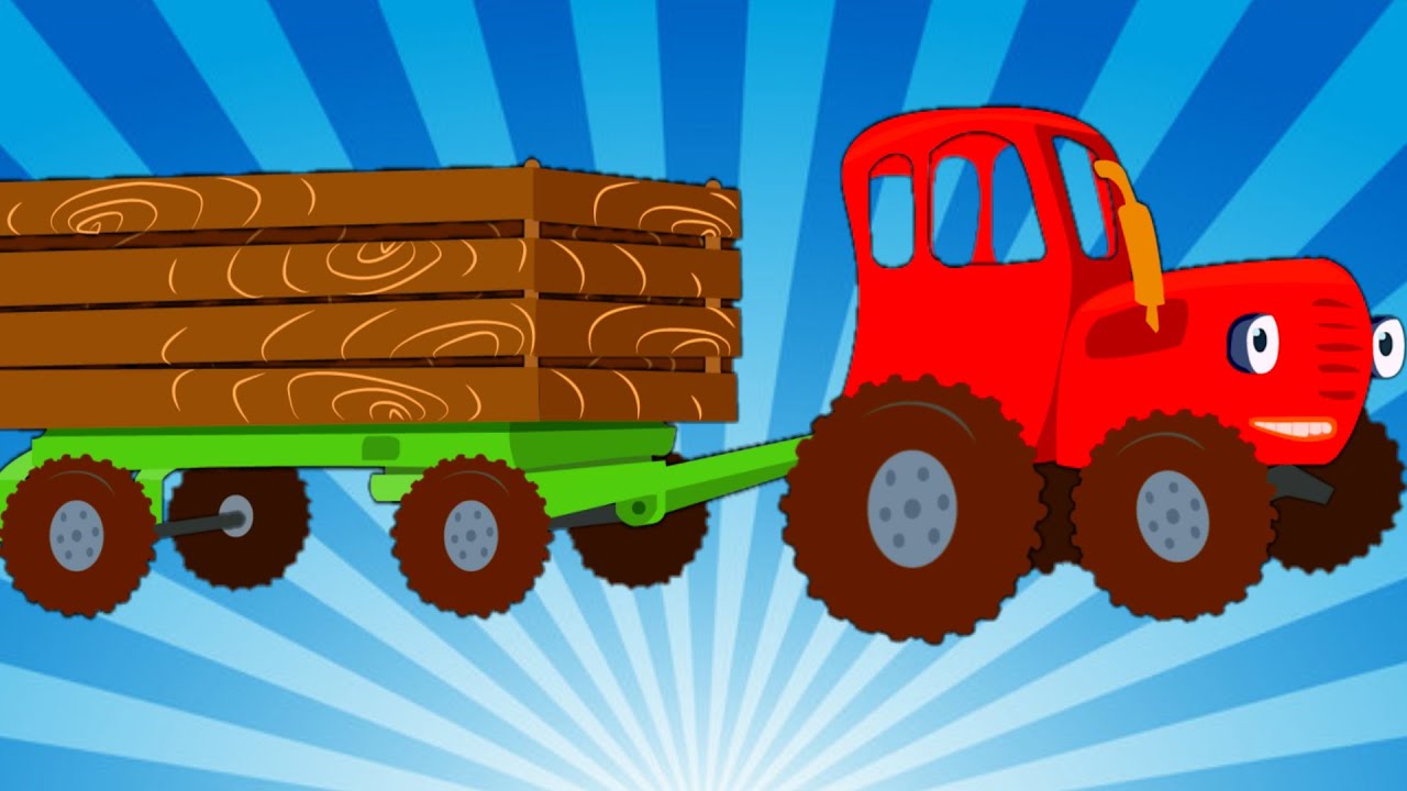 O Grande Trator Azul 🚜 | Aprenda os animais 🐱| Kuku e Cucudu - Música Infantil
