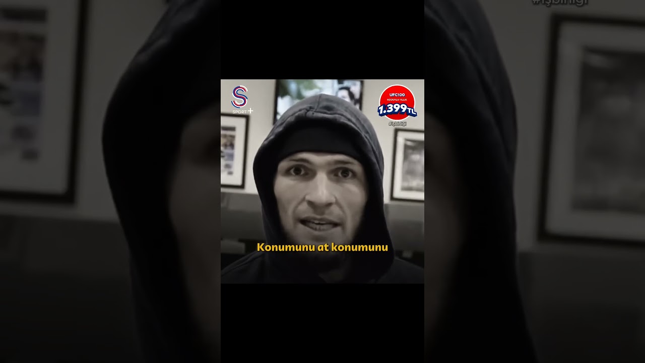 Khamzat, Khabib'in ikonikleşmiş s&ouml;z&uuml;n&uuml; s&ouml;yl&uuml;yor (2020)