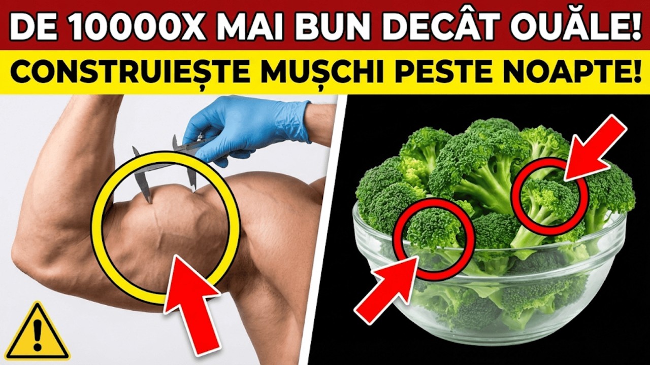 Construiește Mușchi Peste 70 de Ani: ACEASTĂ PROTEINĂ VEGETALĂ de 1.000.000x Mai Bună Decât Ouăle!