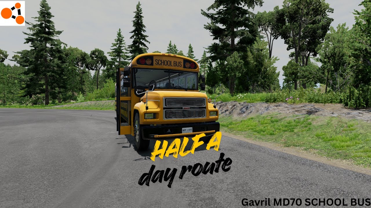 Half Day Route With The New Gavril School Bus