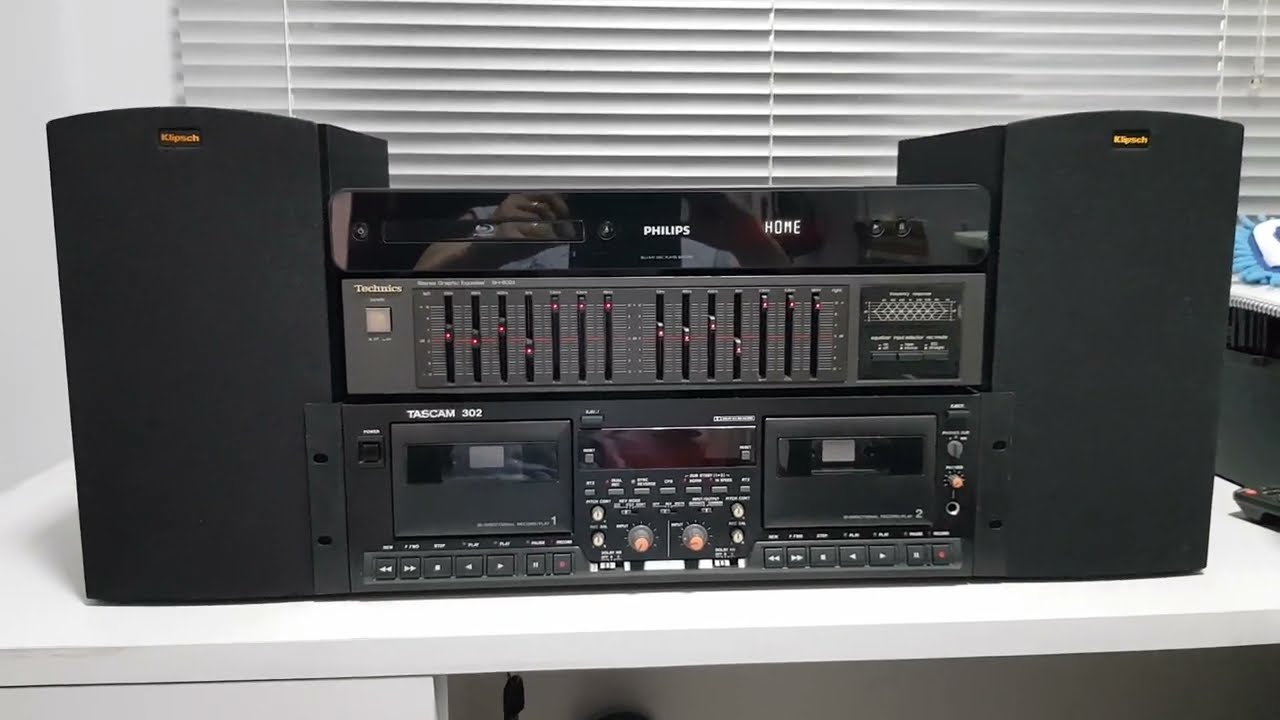 Tape Deck Tascam 302 Profissional - 2 deck's de Grava&ccedil;&atilde;o - Ambos Auto Reverse. (da minha Cole&ccedil;&atilde;o).