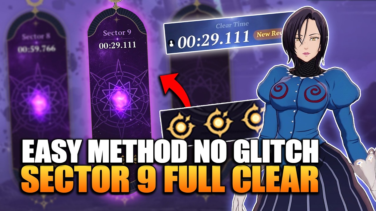 Сектор 9 &mdash; Гайд по прохождению на 3★ с Мерлин и механика босса | The Seven Deadly Sins: Origin