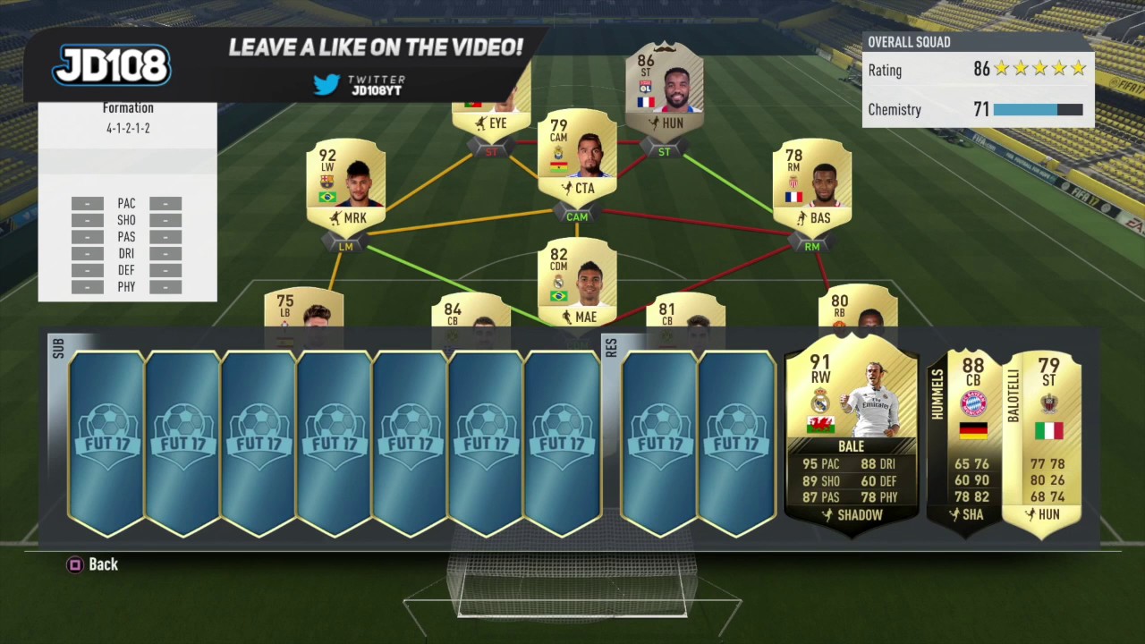 FUT Draft - Messi, Neymar, Ronaldo and Bale!! Draft Glitch!!