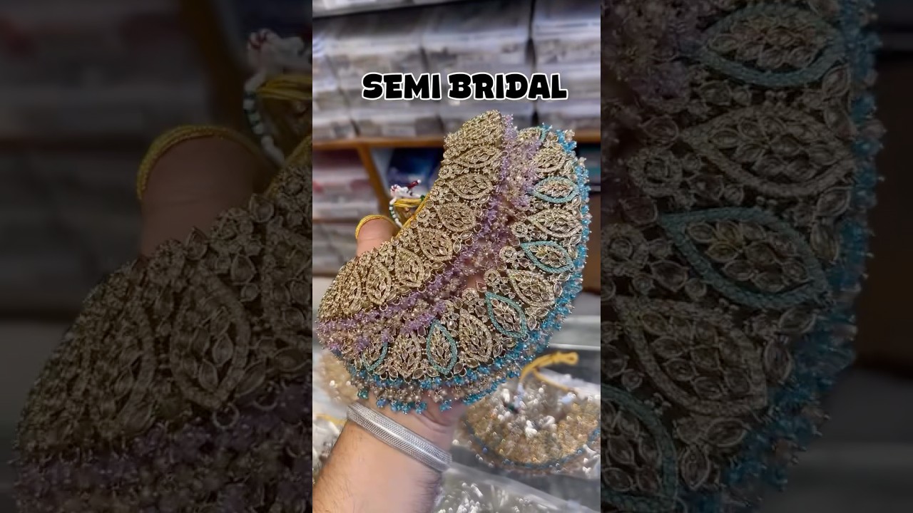 SEMI BRIDAL SET 😇❤️#kundanjewlry #wedingcollection #bridalset #bridaljewellery #bridalcollection
