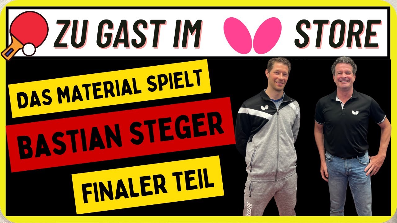 🏓 Das Material spielt Basti Steger  / 2. Teil
