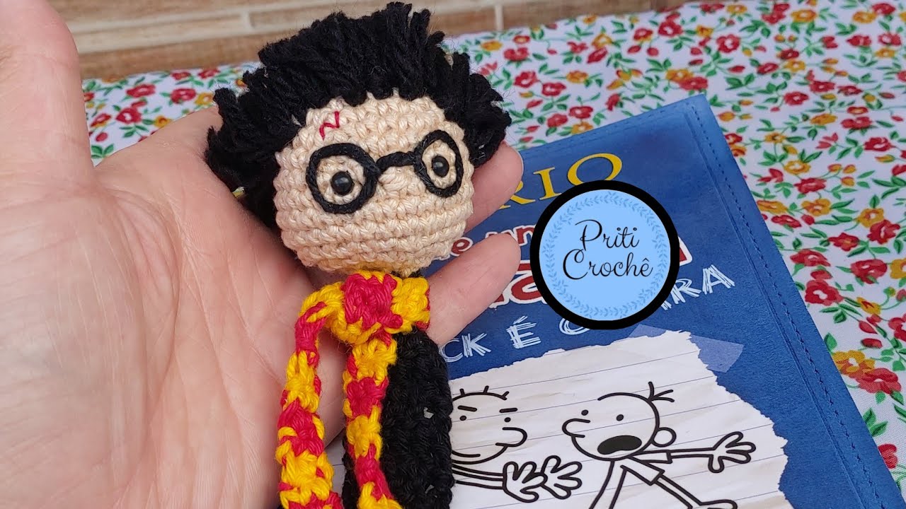 Marca página Harry Potter amigurumi