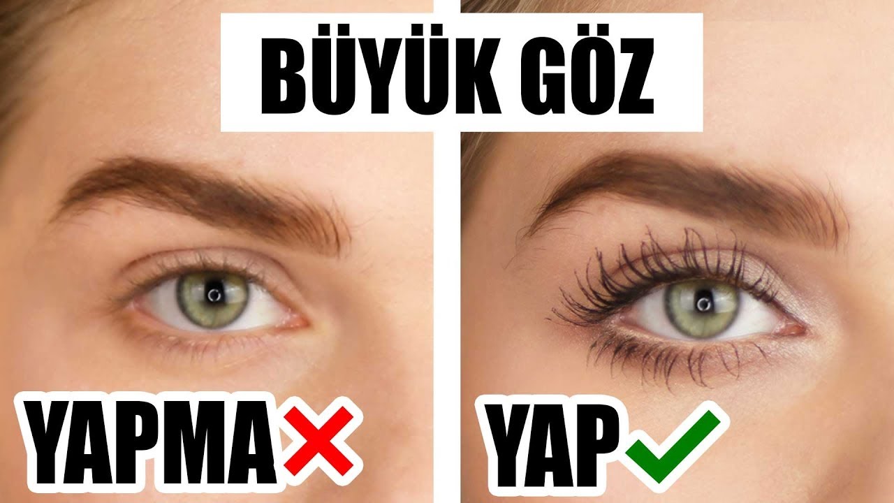 Küçük Gözleri Büyük Gösteren 10 Makyaj Hilesi ✅