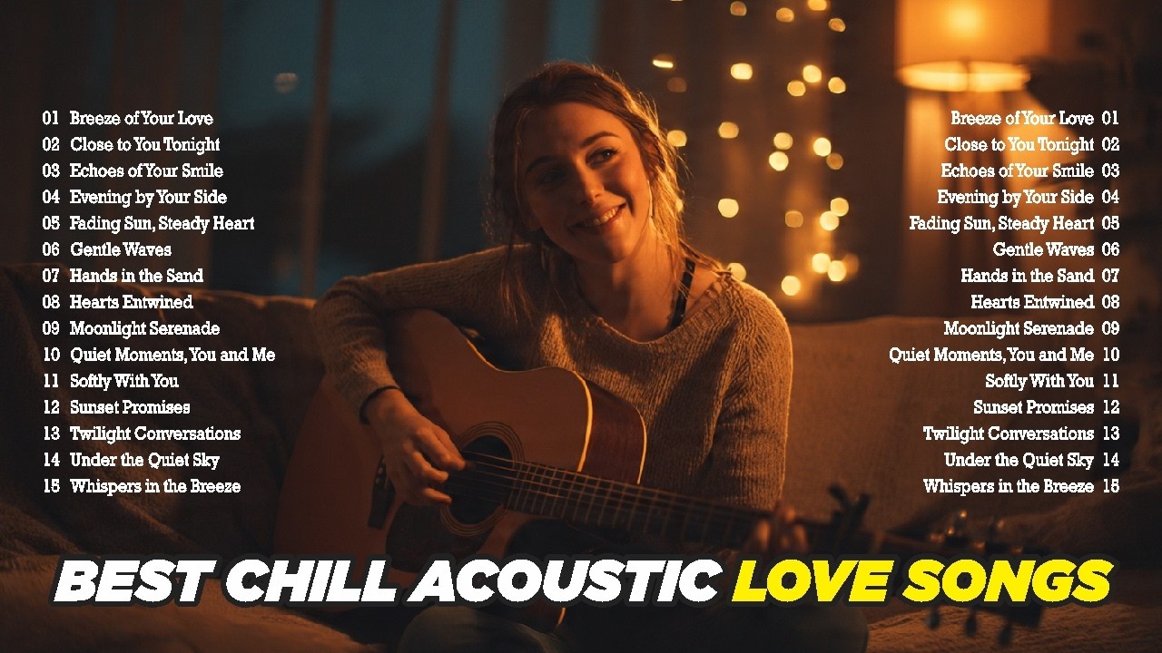 The Most Beautiful Acoustic Love Songs 🎶 Chill & Relaxing Pop Ballads, Love Songs and Romantic Songs