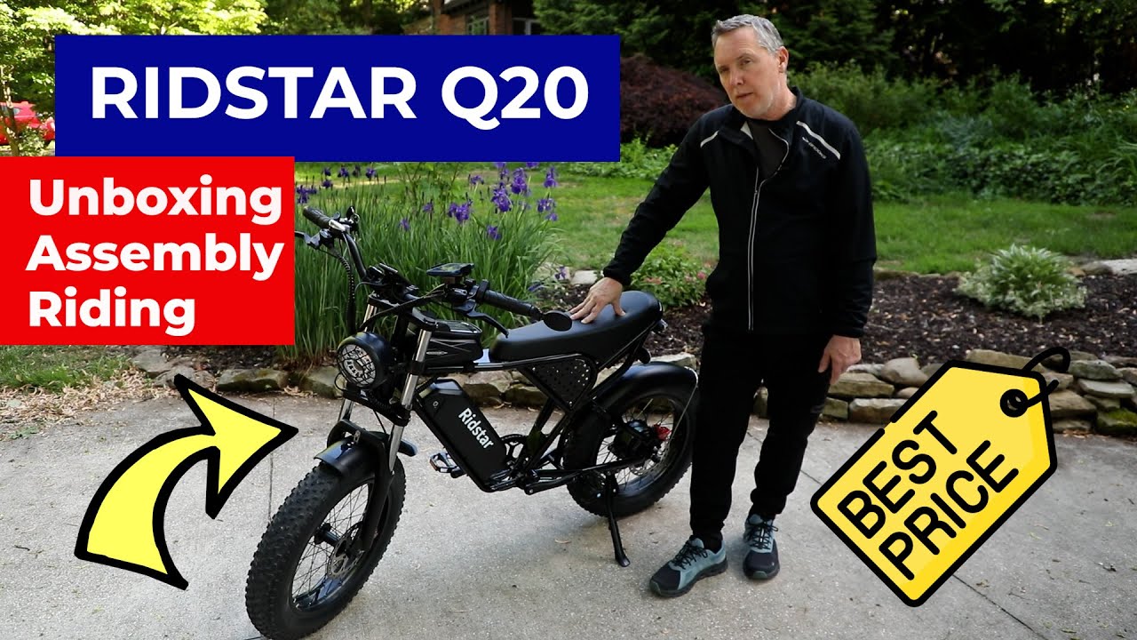 Ridstar e-Bike Q20 REVIEW - Unboxing, Assembly, and why I purchased this eBike.