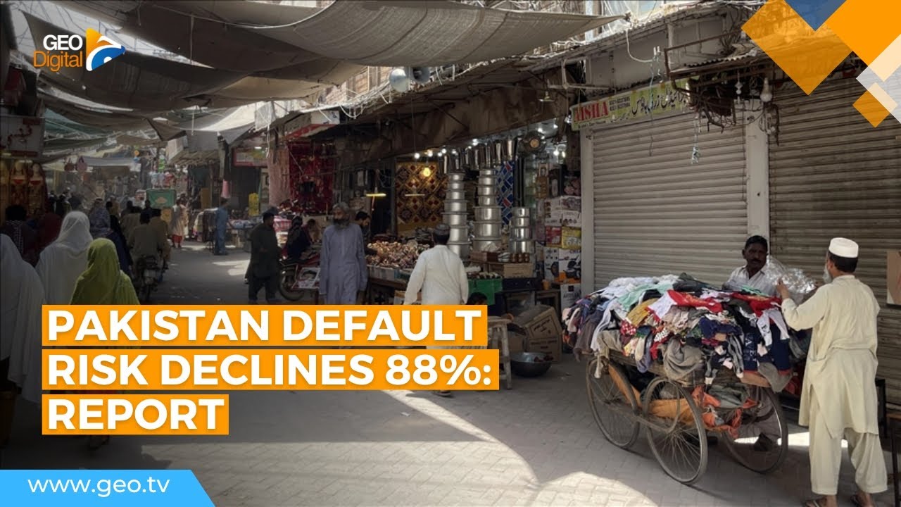Pakistan default risk declines 88%: report | Geo News English