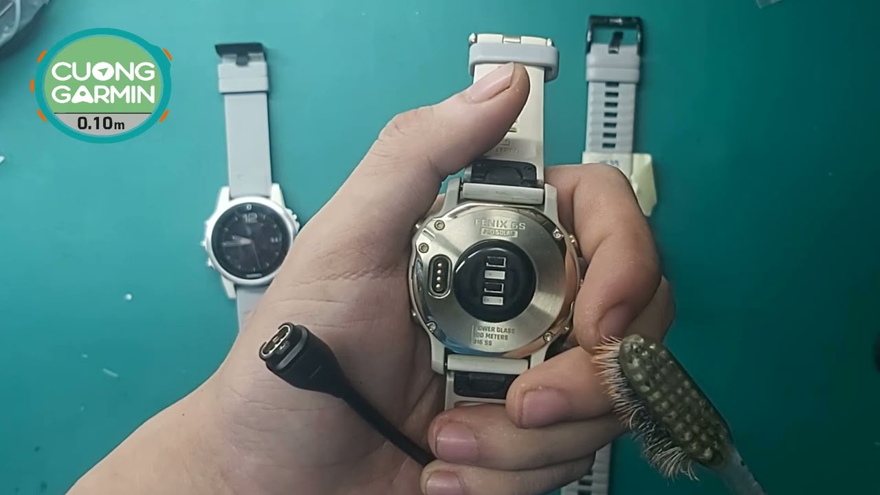Hướng dẫn sửa đồng hồ garmin lỗi chập chờn nhận sạc, không nên nguồn