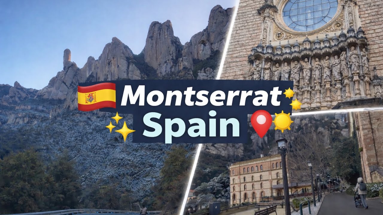 Montserrat Spain 🇪🇸✨ | Stunning Mountain & Monastery Views