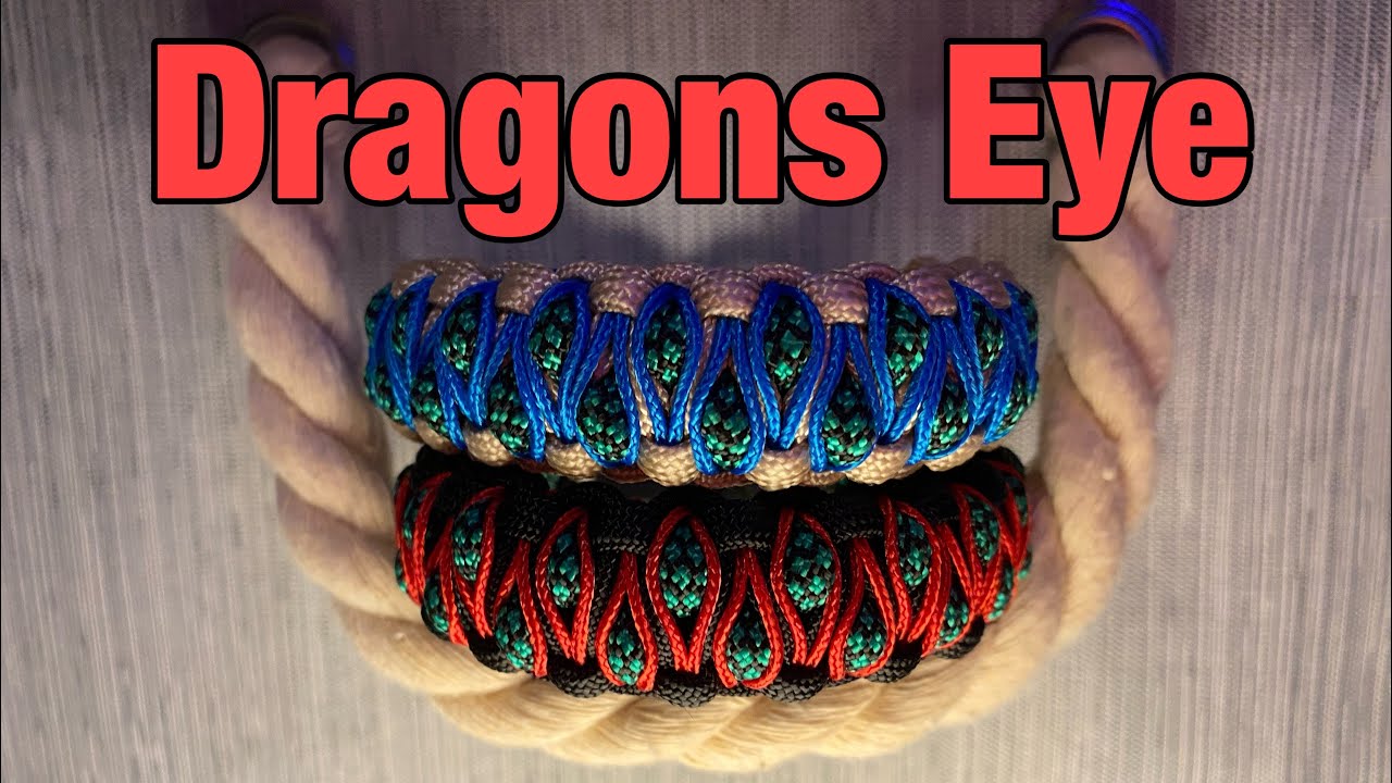 HOW TO: Dragons EYE Paracord Bracelet Tutorial