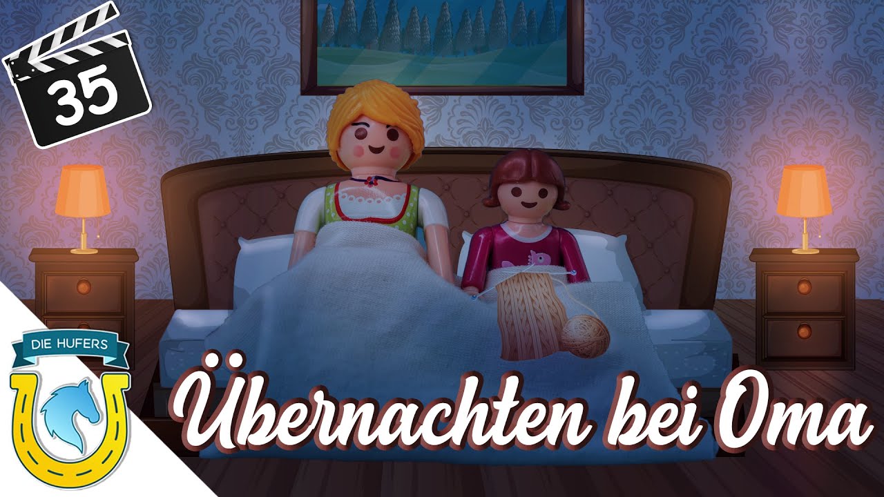 Playmobil Die Hufers - Folge 35: Übernachten bei Oma👵💤 | Playmobil Film Deutsch