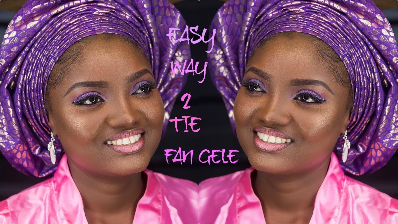 HOW TO TIE THE FAN GELE STYLE