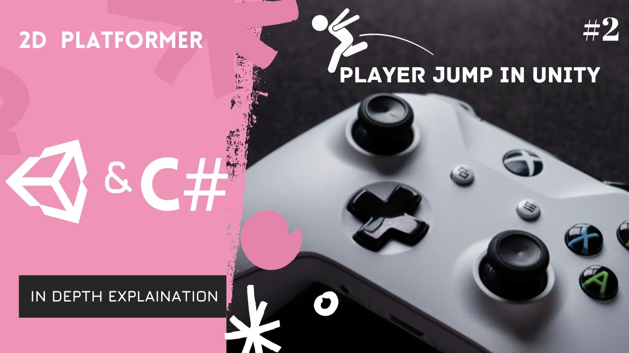 Player jump in unity for beginners #jump #unity #2dgame #2dplatformgame #learnunity #unitytutorial