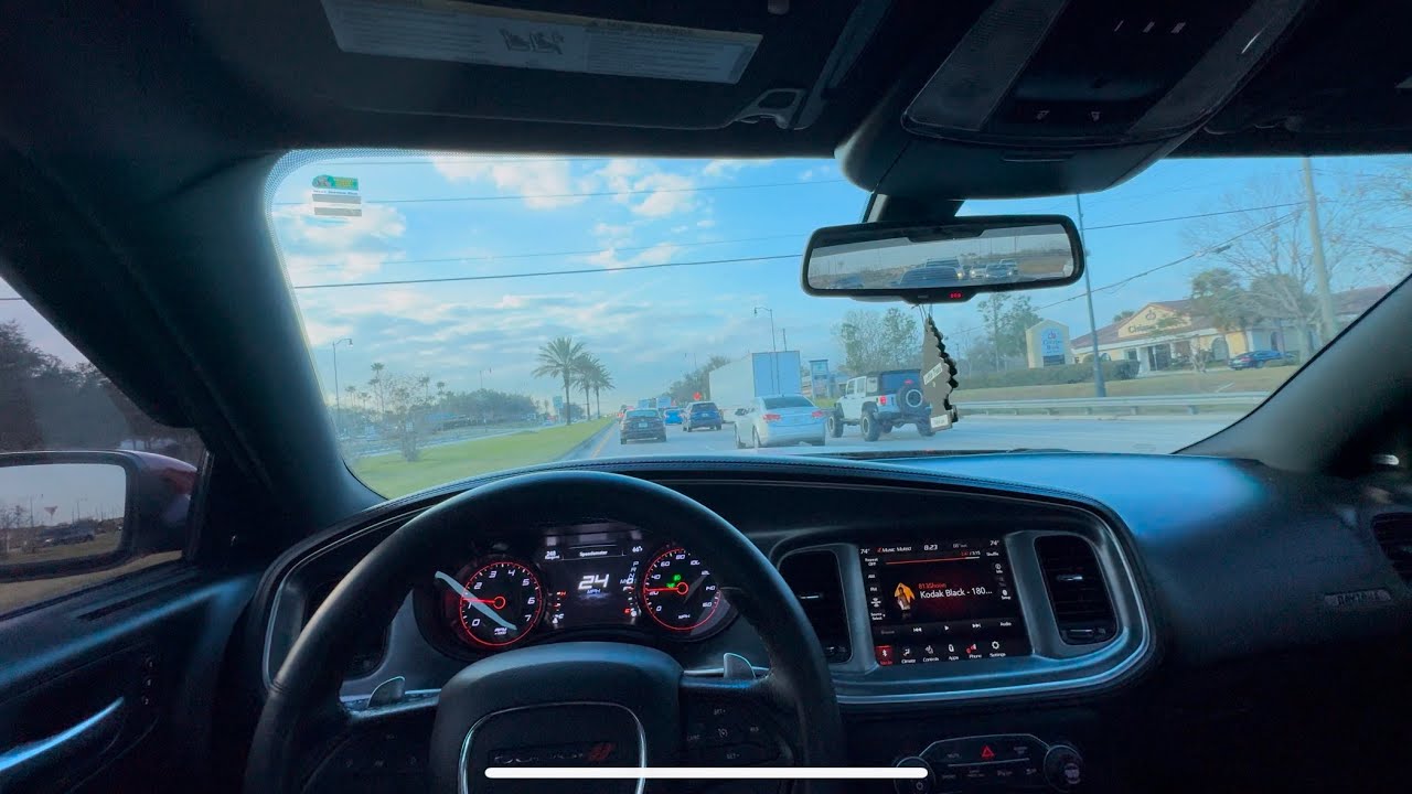 Dodge Charger R/T Early morning POV Drive