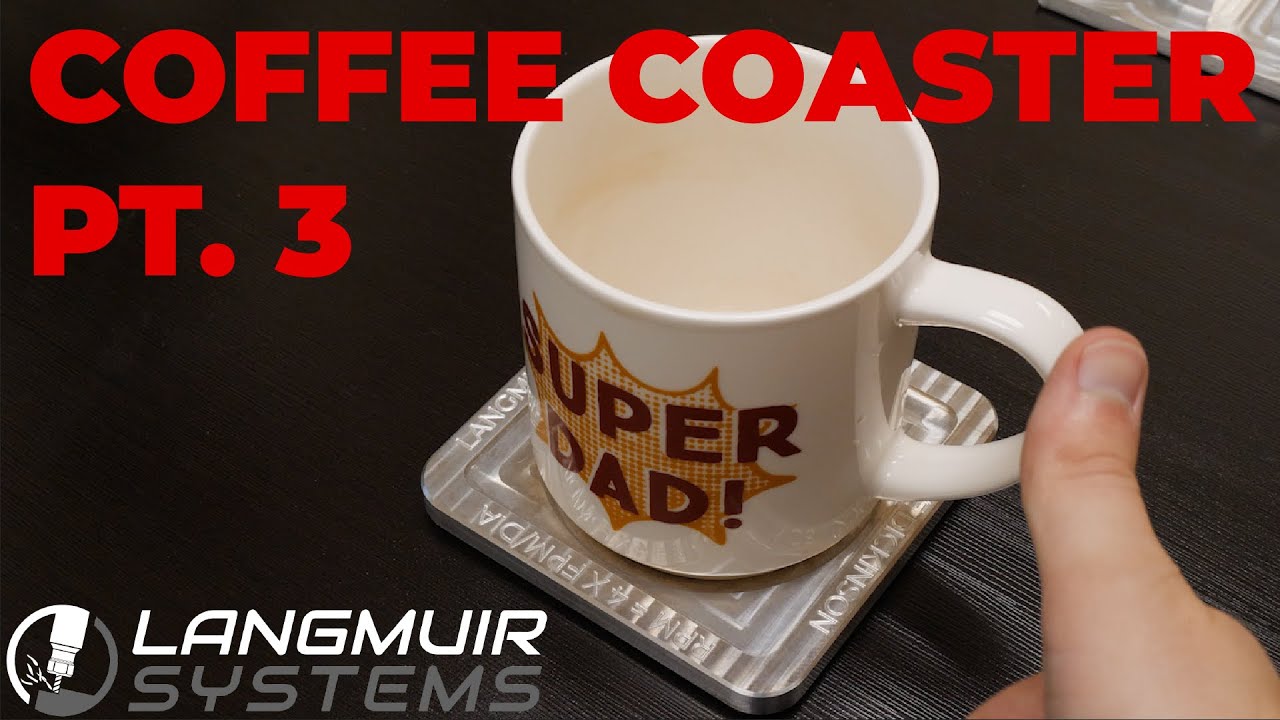 MR-1 CNC Mill Shop Project - Aluminum Coffee Coaster Part 3 - The Final Product