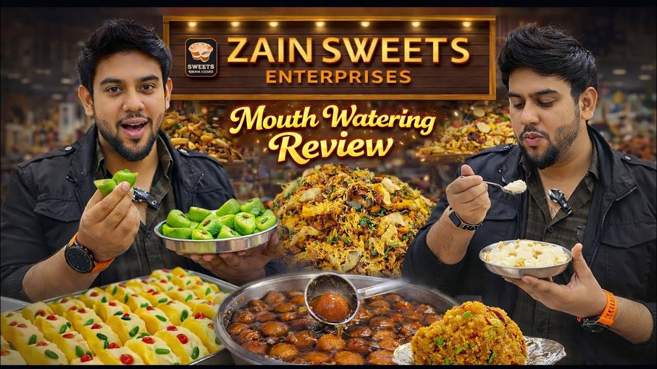 Old City Ka Famous Zain Sweets #mrrashood #foodwithrashood #foodvlog #foodreview #hyderabad #viral