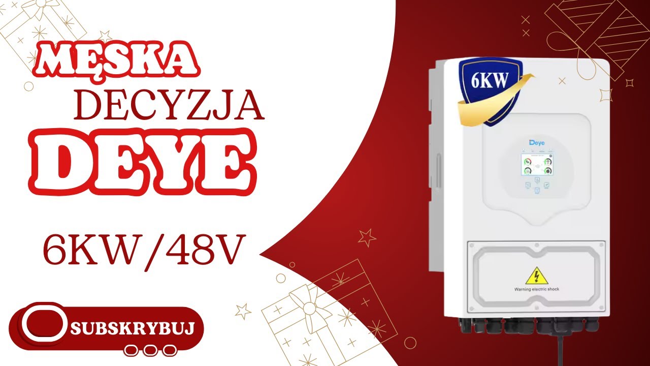 Na koniec Roku 2024 Sprawdzamy Deye SUN-6K-SG05 6Kw 48V 2xMPPT Seplos bms Lifepo4 14Kwh
