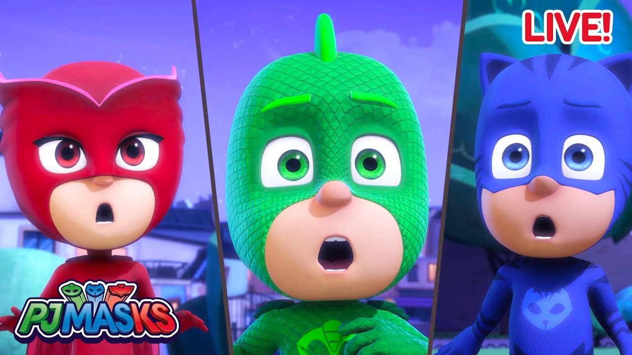 🔴 LIVE! PJ Masks Full Episodes 🔴 | PJ Masks to save the day! + More superhero cartoons | #live