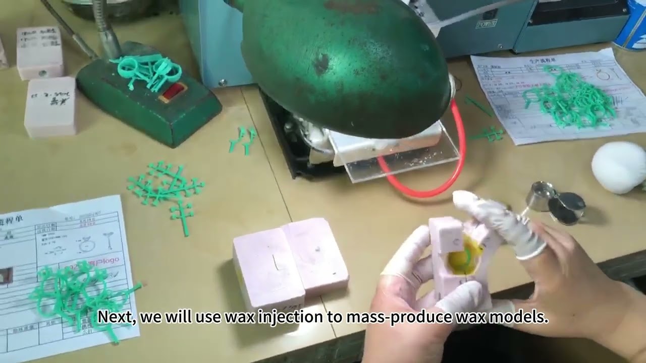Shangxin Jewelry will show you the production process of 925 silver jewelry - wax model