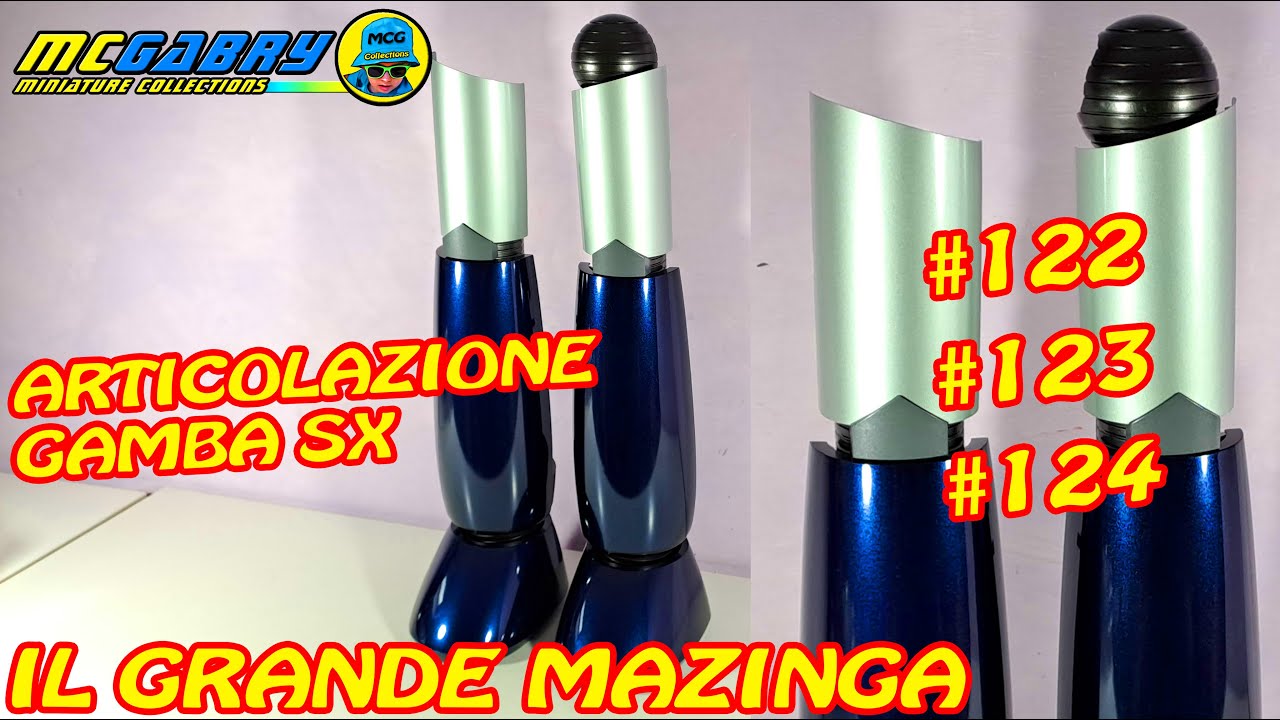 IL GRANDE MAZINGER HACHETTE N.22, 23 E 24 ARTICOLAZIONE SUPERIORE DELLA GAMBA SINISTRA-UNBOXING