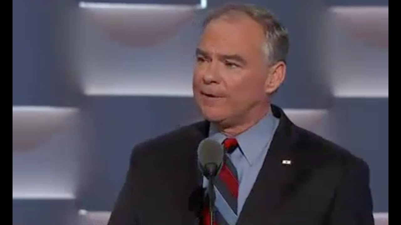 Full Tim Kaine acceptance speech - 2016 Democratic National Convention