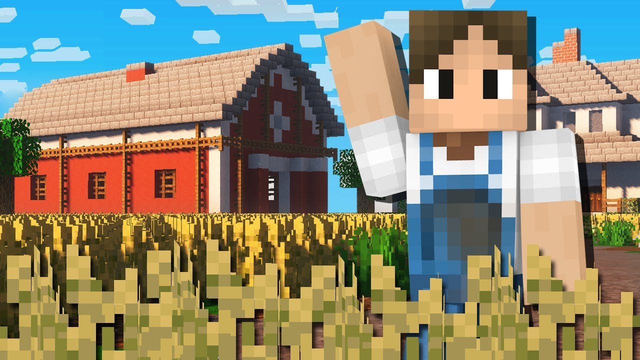 Fazenda do Jazz #1: JOGANDO MINECRAFT, MAS &Eacute; UM SIMULADOR DE FAZENDA! (FARMING VALLEY)