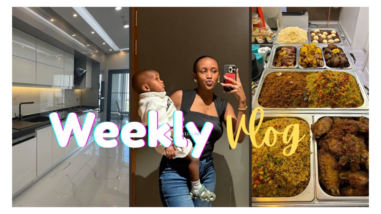 SPEND A WEEK WITH ME✨🇷🇼 NEW KITCHEN 🥳💃EATING OUT 🍚🍗  FAMILY TIME And more 🥰