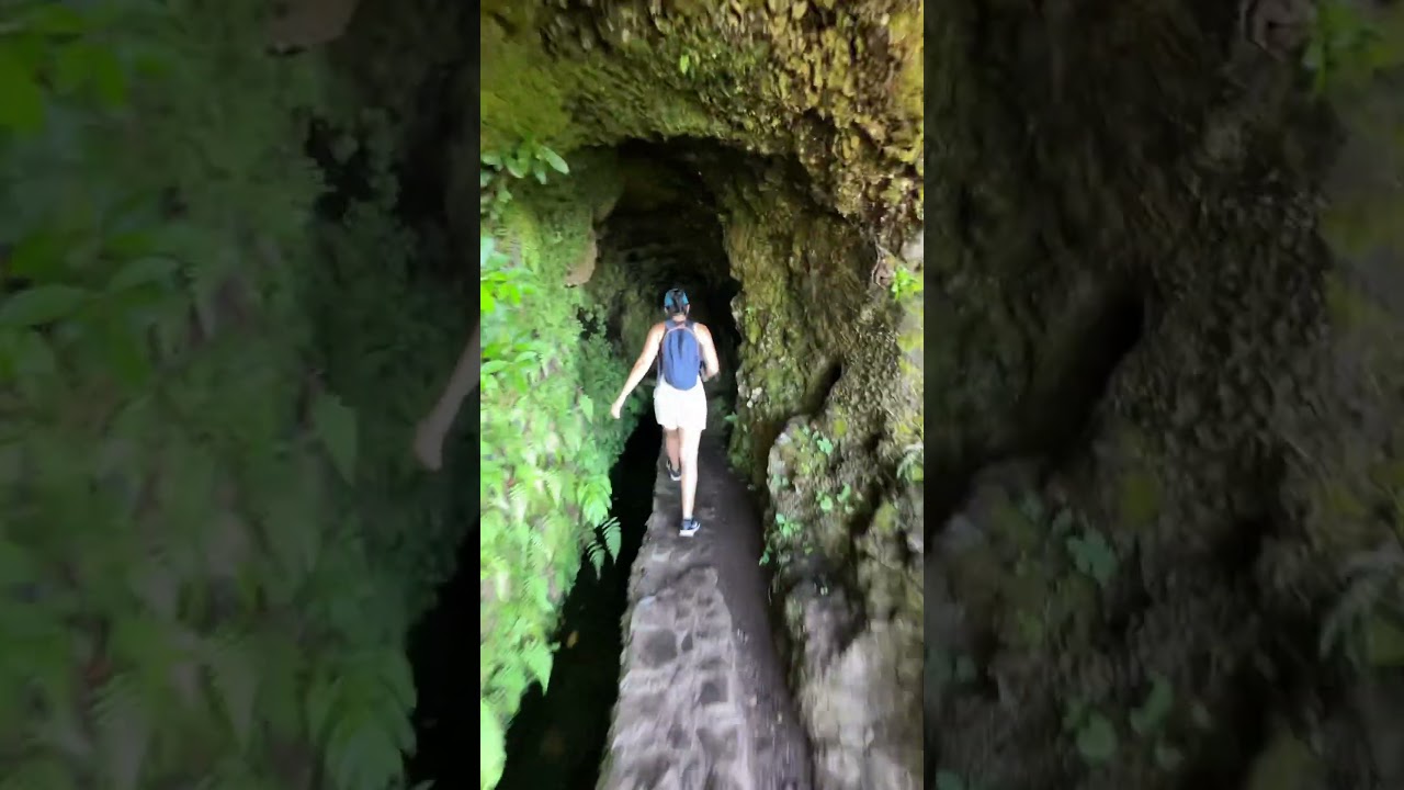 T&uacute;nel Ilha da Madeira. Levadas da Madeira! #ilhadamadeira #madeiraisland #levadas #portugal #trilhas